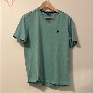 U.S. Polo Assn. Light Blue V-Neck T-Shirt